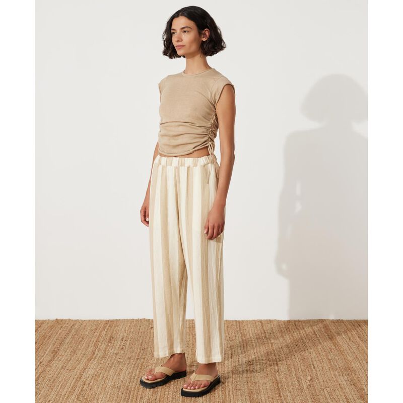 Zulu & Zephyr Natural Stripe Organic Cotton Pant image number 2